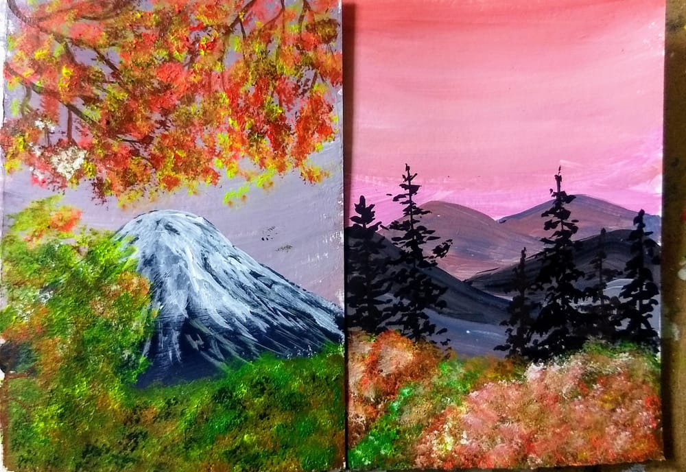 Autumn in acrylic with Payal - image 1 - student project