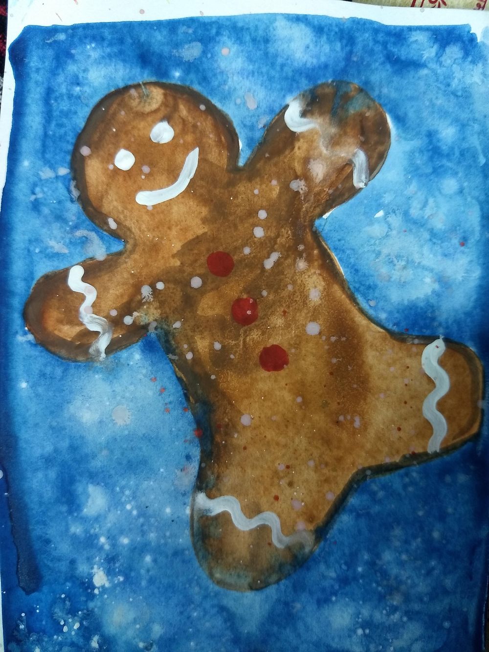 Christmas postcards with Eswari - image 2 - student project