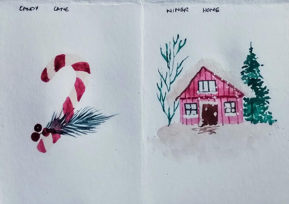 Watercolor gift tags with Jenny - image 2 - student project