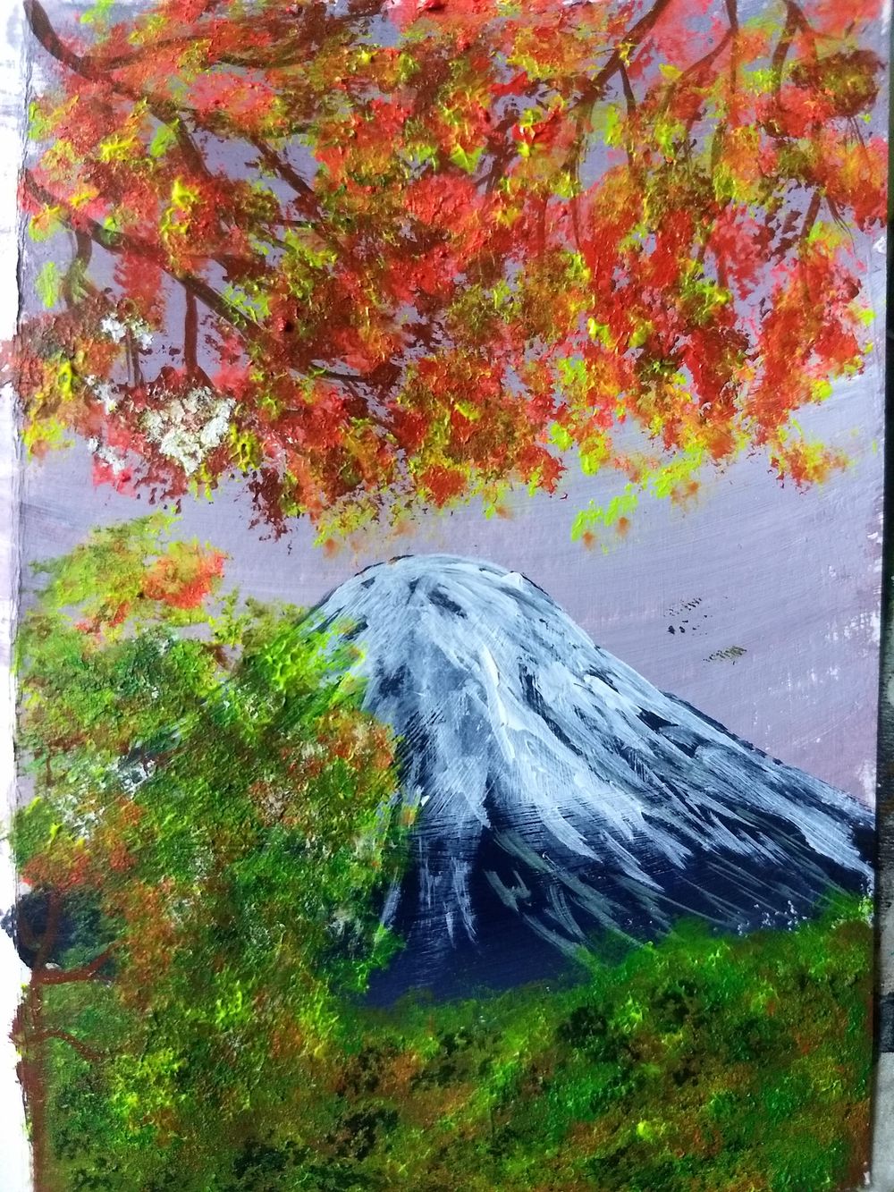 Autumn in acrylic with Payal - image 5 - student project