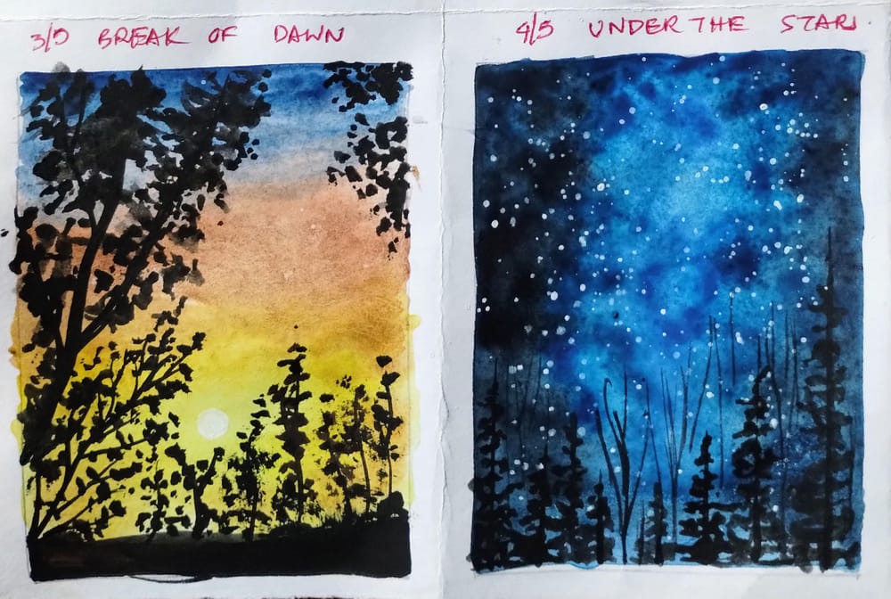 Therapeutic watercolor with payal - image 2 - student project