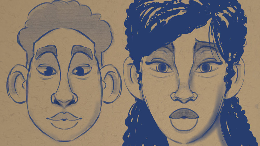 Visages Crayonnés - image 1 - student project