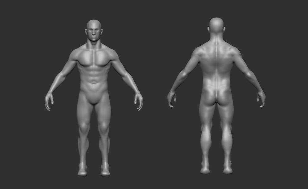 Sculpting body practice - image 2 - student project