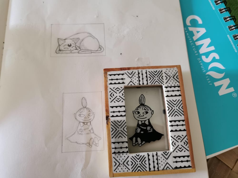 Little My on glass - image 1 - student project