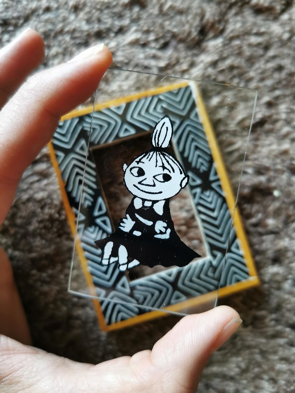 Little My on glass - image 3 - student project