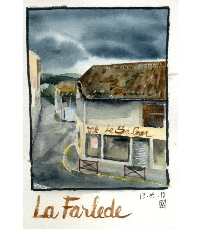 Mes essais - loose watercolour sketching - image 2 - student project
