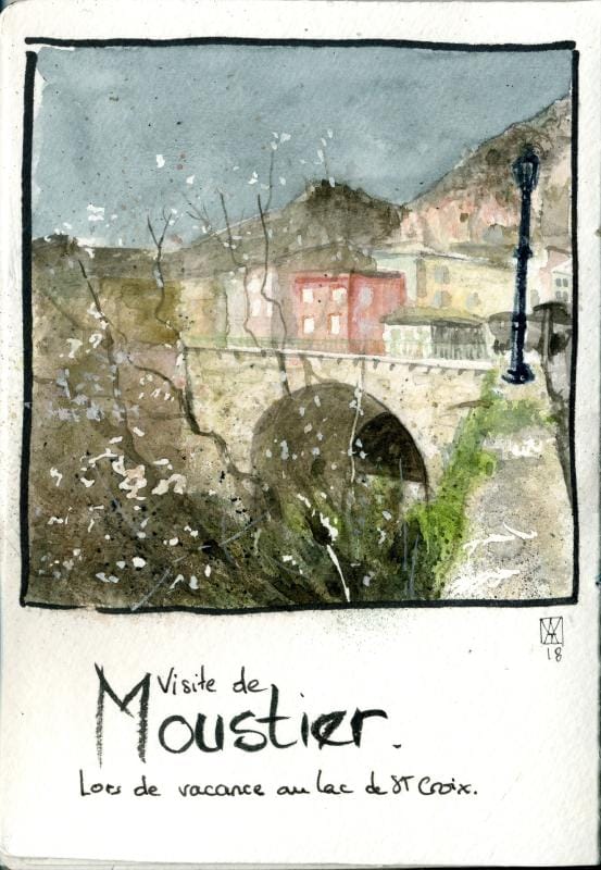 Mes essais - loose watercolour sketching - image 4 - student project