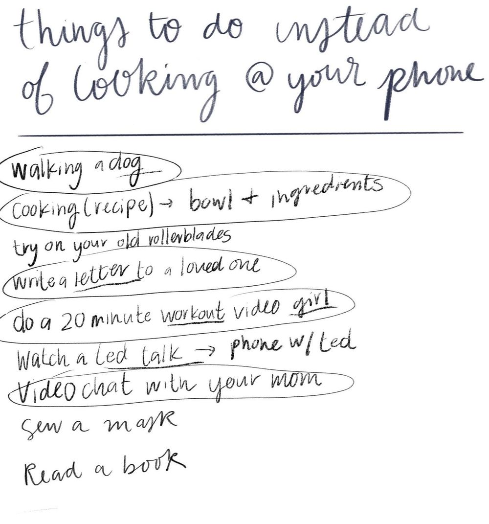 Things to do instead of looking at your phone - image 1 - student project