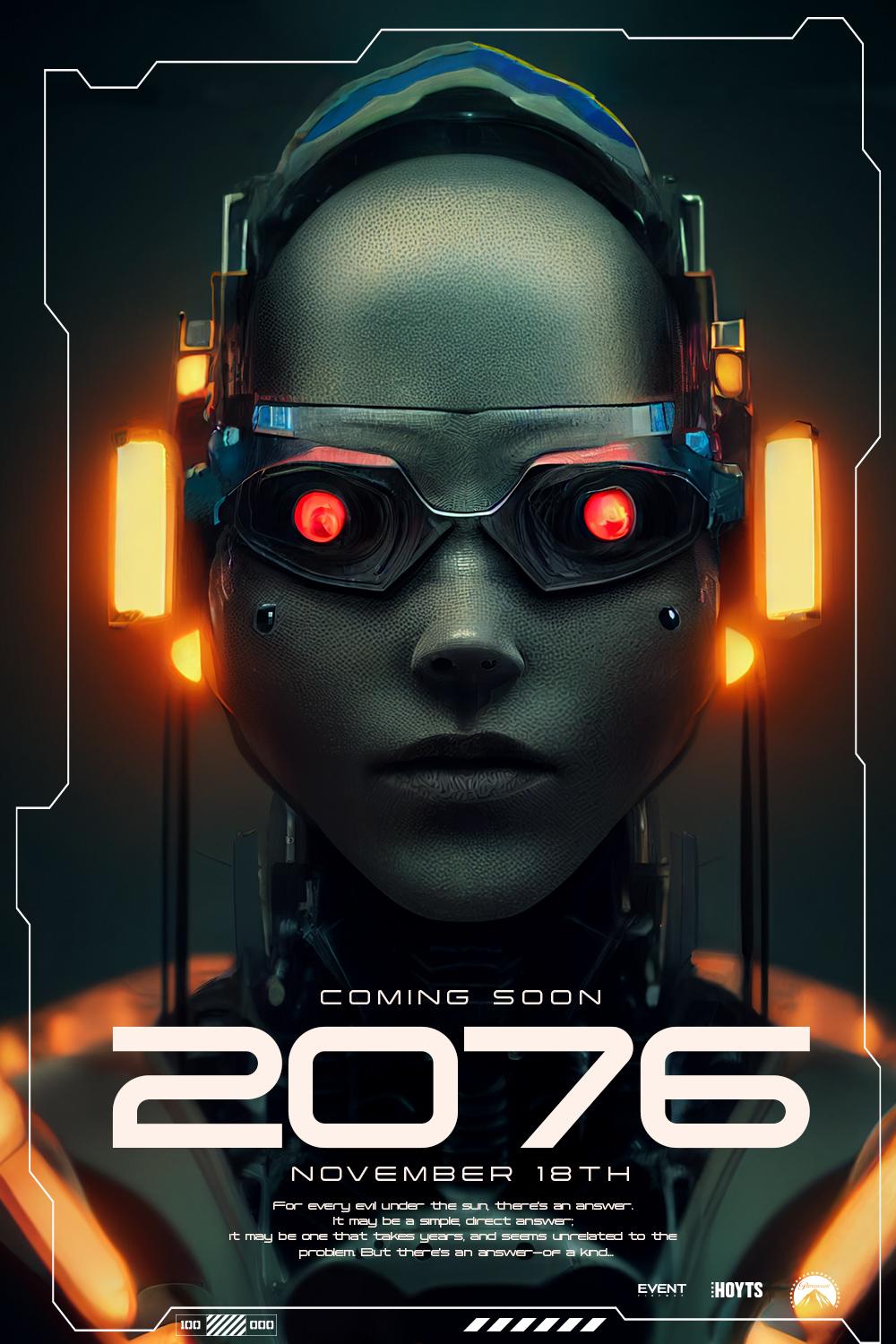2076 A.I Poster Design - image 2 - student project