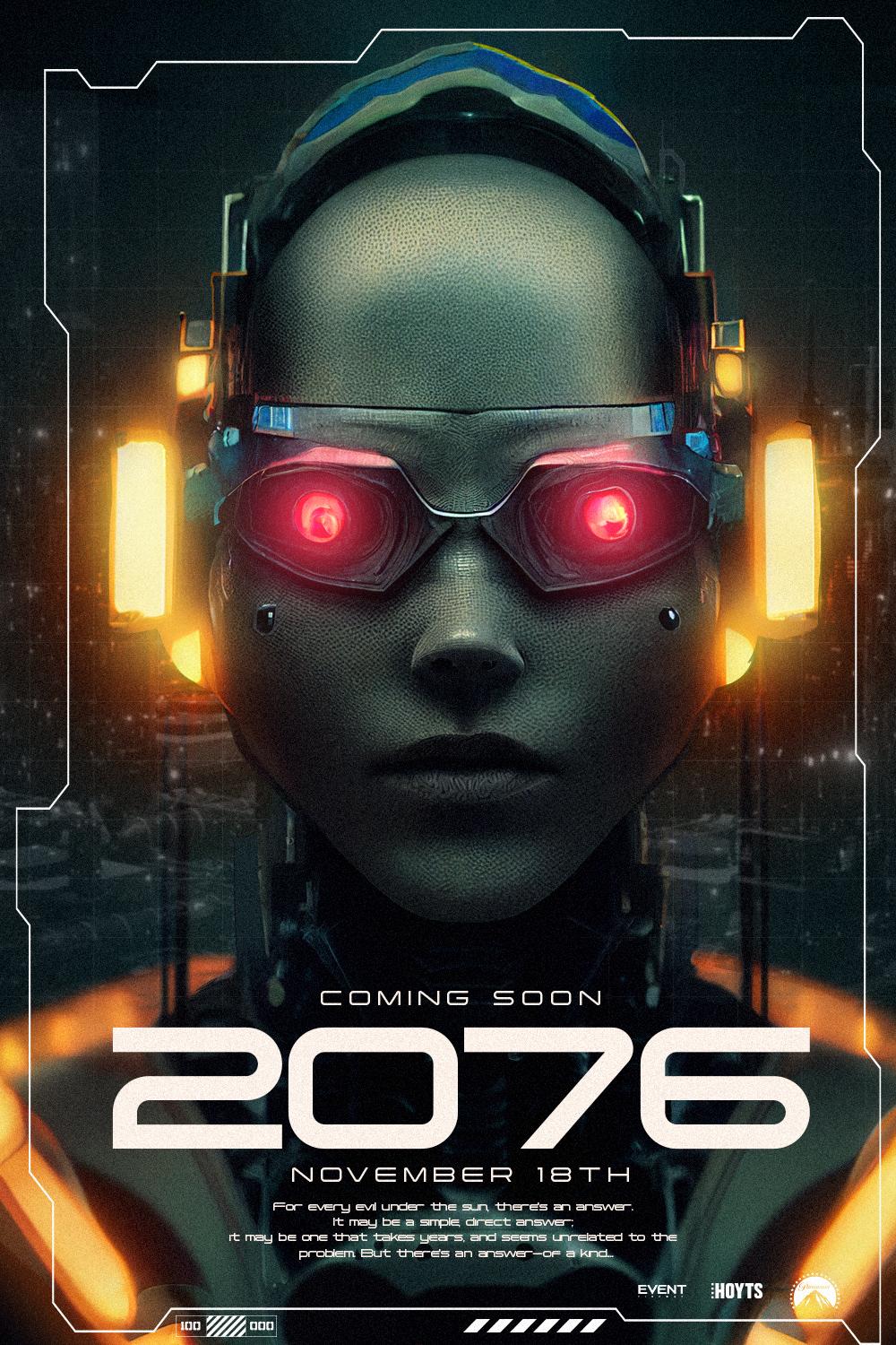 2076 A.I Poster Design - image 3 - student project