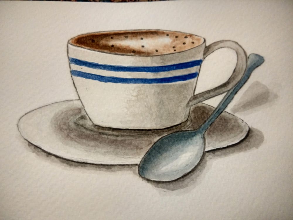Coffee illustration - image 2 - student project
