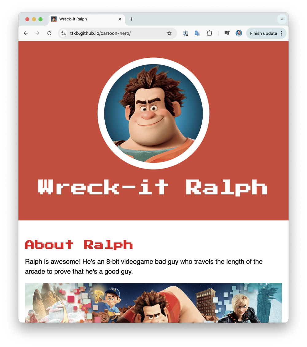 Wreck-it Ralph - image 2 - student project