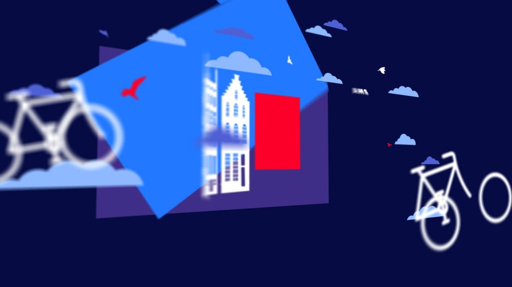 Amsterdam Animated 3D Postcard - image 7 - student project