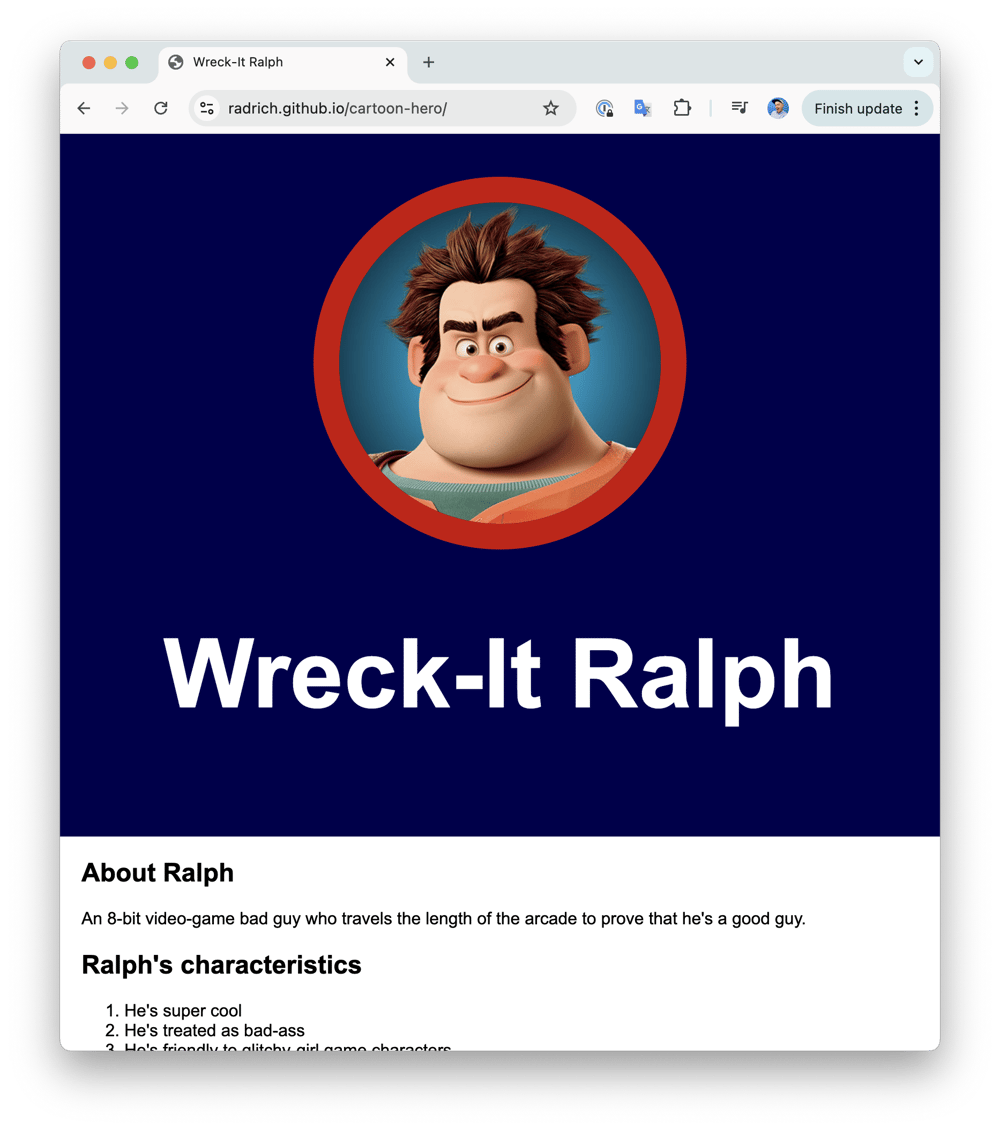 Wreck-it Ralph - image 5 - student project