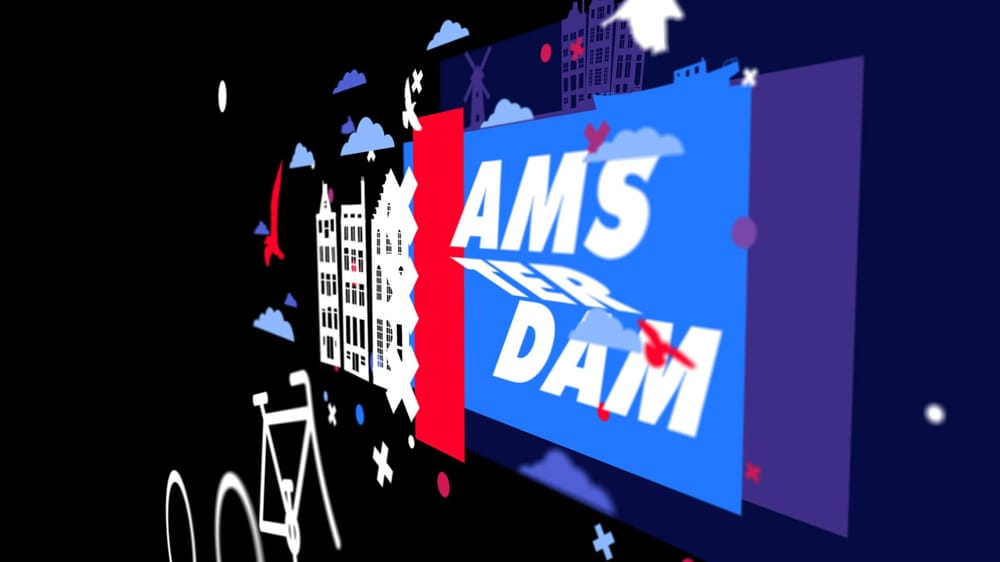 Amsterdam Animated 3D Postcard - image 6 - student project