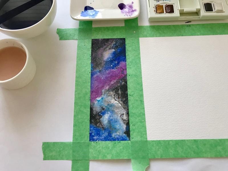 Gas Planet Stripes & Nebula Bookmark - image 4 - student project