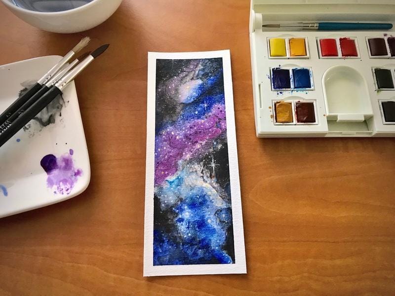 Gas Planet Stripes & Nebula Bookmark - image 5 - student project