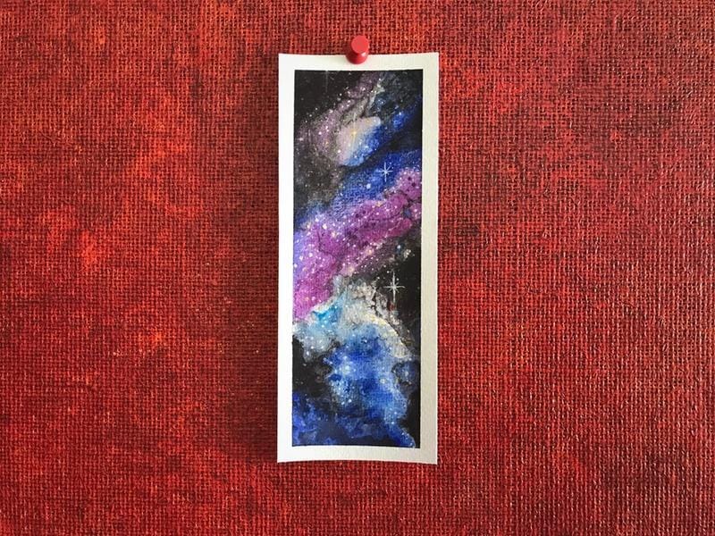 Gas Planet Stripes & Nebula Bookmark - image 6 - student project