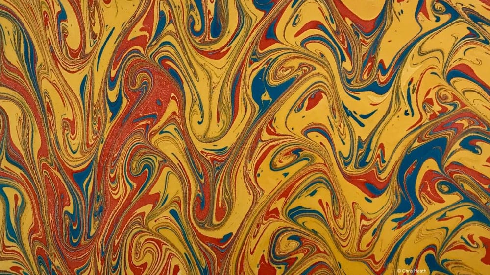 Marbling with Oil Colours - image 6 - student project