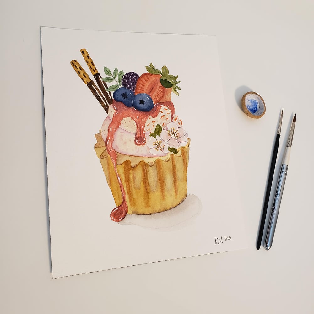 Fruit Cupcake - image 1 - student project