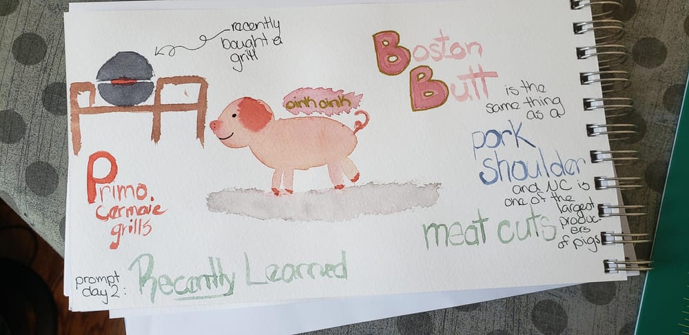 Illustrated Journaling - image 2 - student project