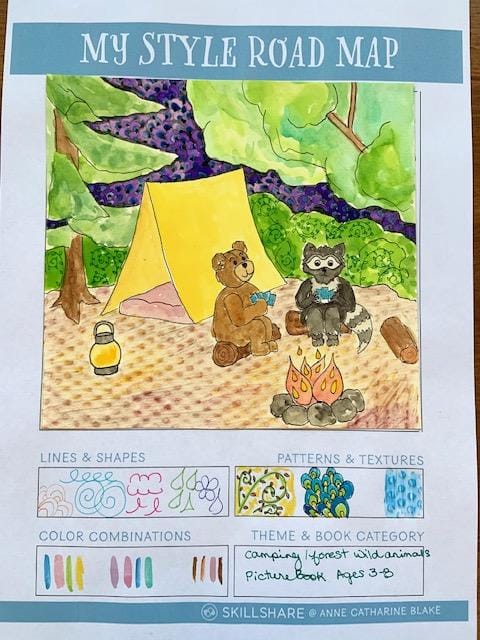 Discovering my storybook illustration style - image 1 - student project