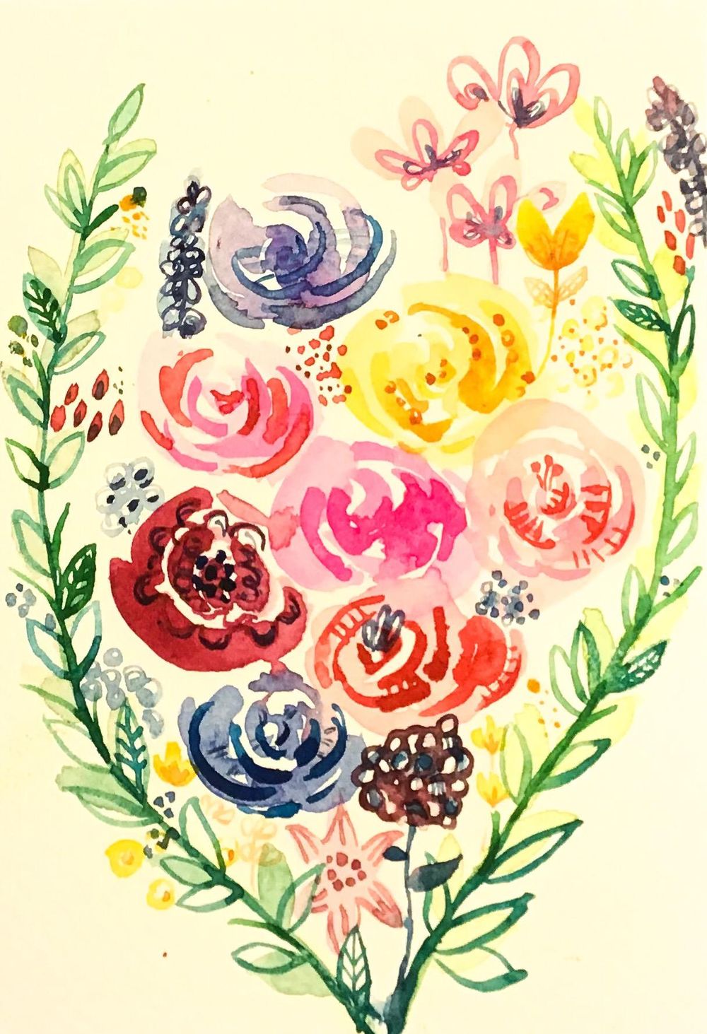 Different approaches of flowers I've tried - image 4 - student project