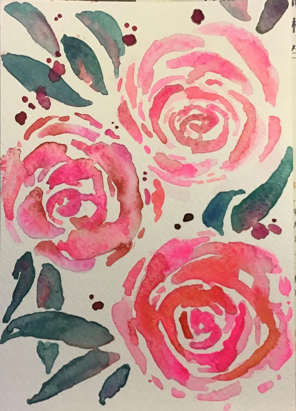Different approaches of flowers I've tried - image 1 - student project