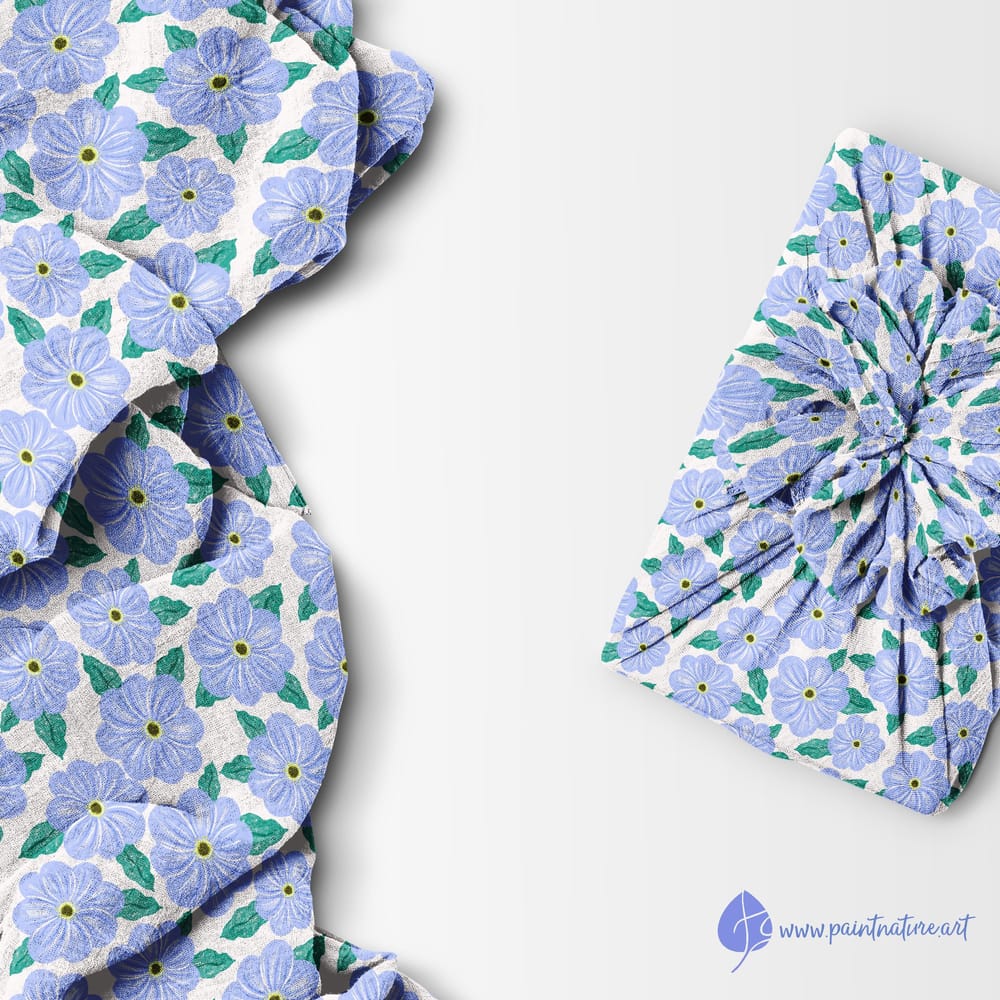 Flower pattern design using procreate and adobe photoshop - image 2 - student project