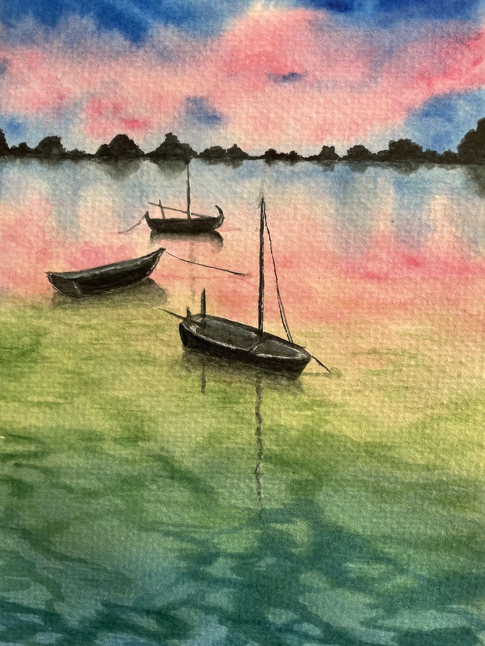 Lifttheflap door & seascape painting Skillshare Student Project