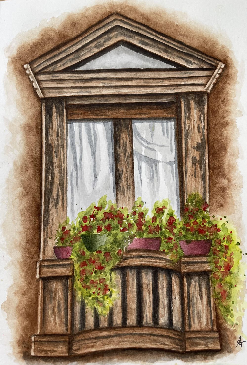 Loose balcony flowers - image 1 - student project