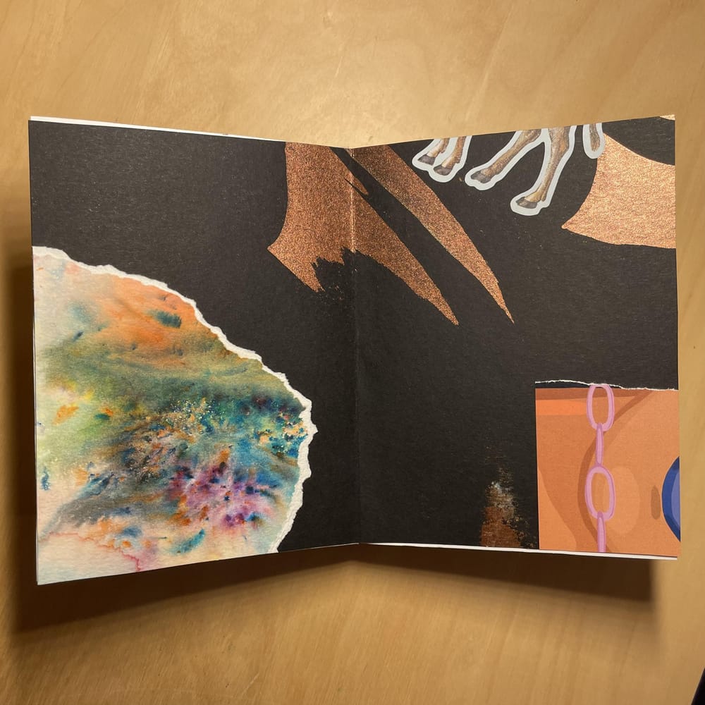Mixed Media Collage Sketchbook - image 7 - student project