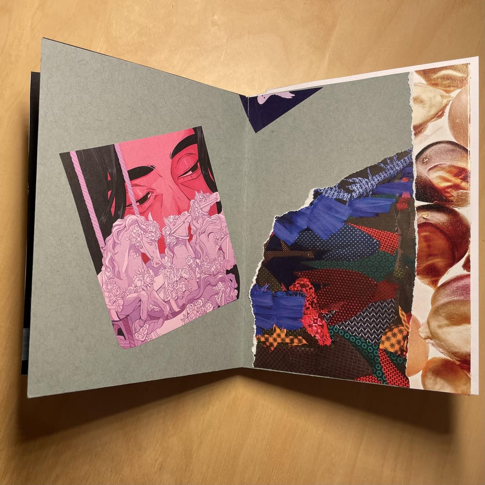 Mixed Media Collage Sketchbook - image 5 - student project