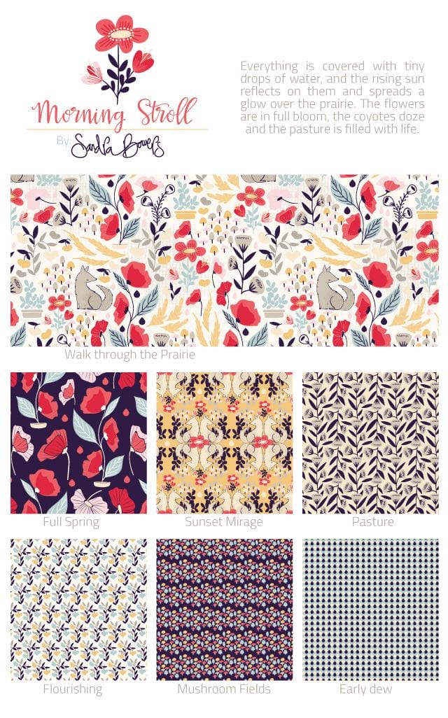 Morning Stroll Pattern Collection - image 2 - student project