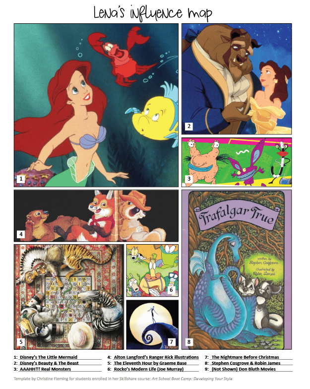 My Influences - image 1 - student project