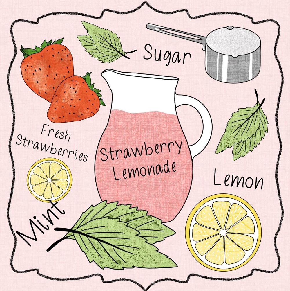 Strawberry Lemonade Skillshare Student Project