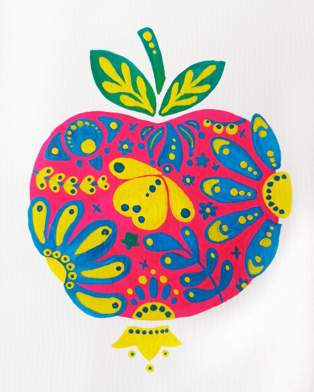 Gouache experiment - image 1 - student project