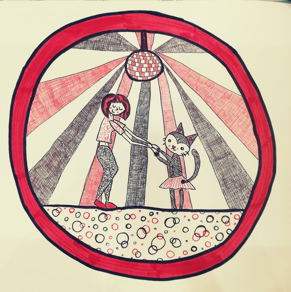 Disco-cat & Forest trip - image 1 - student project