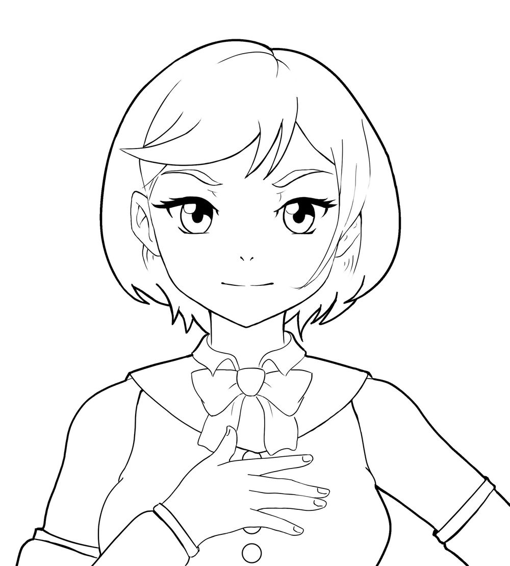 Inking Girl - image 1 - student project