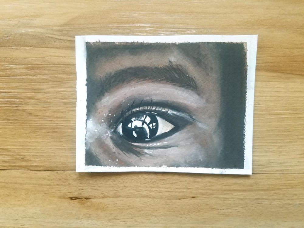 Watercolor Portrait : How to Paint a Realistic Eye Step-by-Step - image 1 - student project