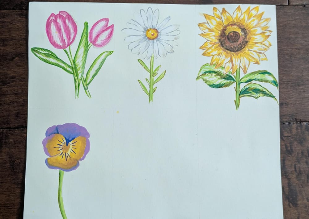 Learn to Color Florals Using Alcohol Markers: A Step-by-Step Guide - image 1 - student project