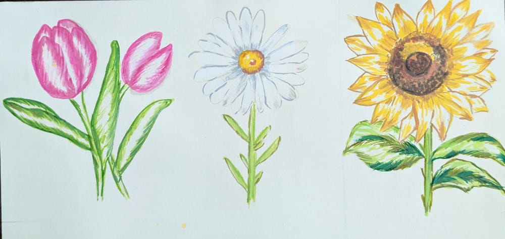Learn to Color Florals Using Alcohol Markers: A Step-by-Step Guide - image 2 - student project