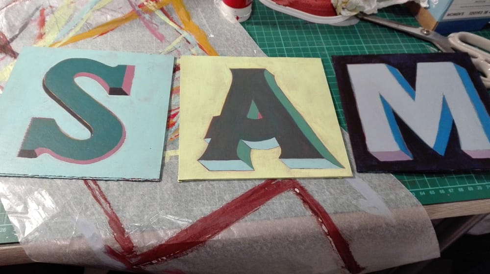 Painted Type - image 6 - student project