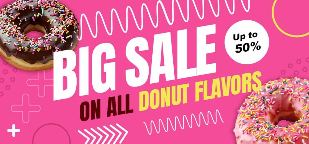 Donut Web Banner - image 3 - student project