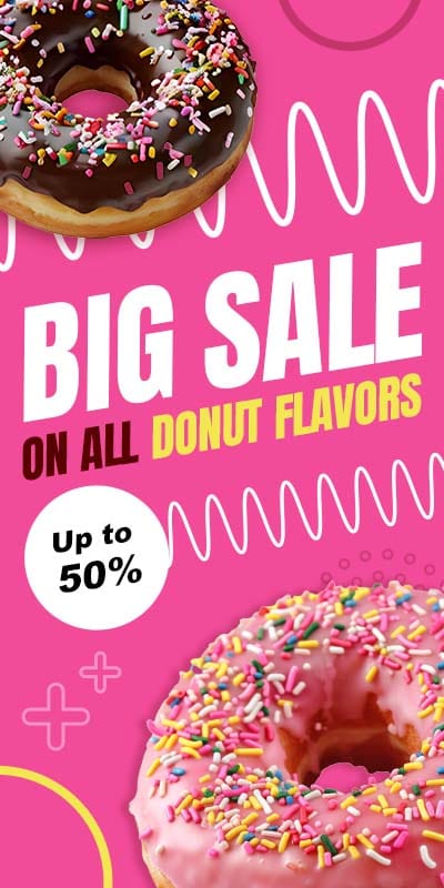 Donut Web Banner - image 1 - student project