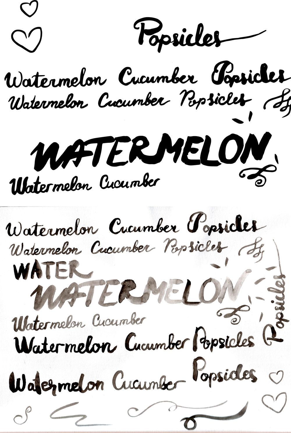 WATERMELON CUCUMBER POPSICLES - image 4 - student project