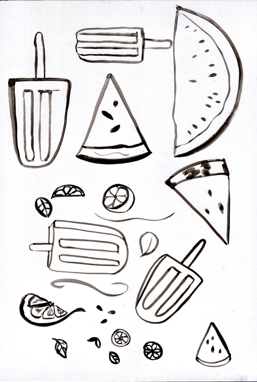 WATERMELON CUCUMBER POPSICLES - image 3 - student project