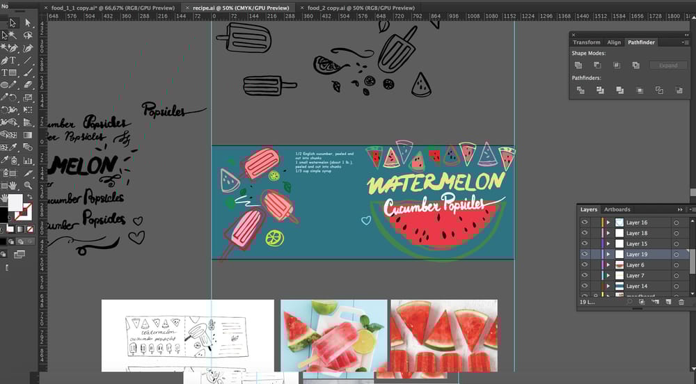 WATERMELON CUCUMBER POPSICLES - image 5 - student project
