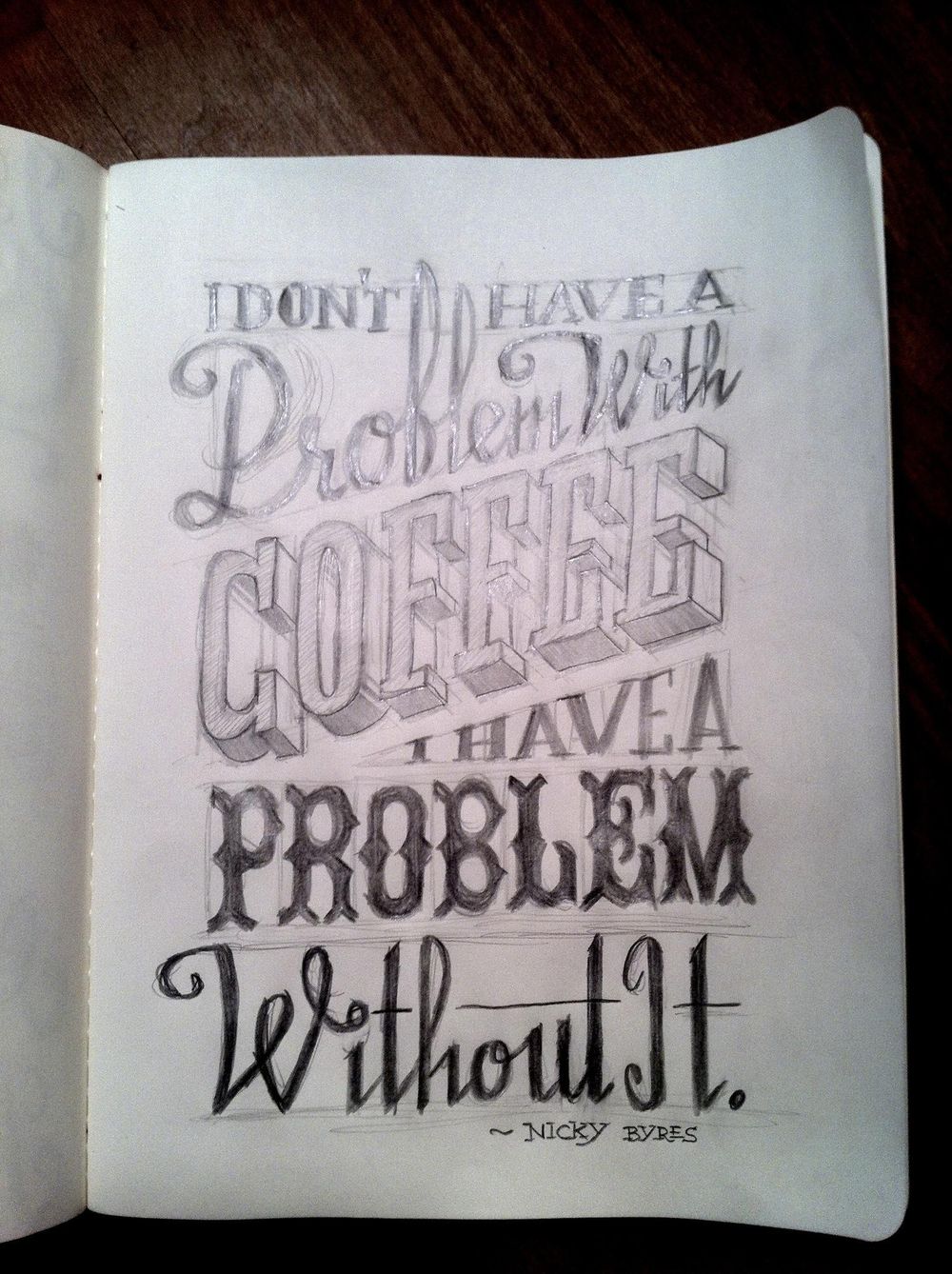 I Don't Have A Problem With Coffee, I Have One Without It - image 9 - student project