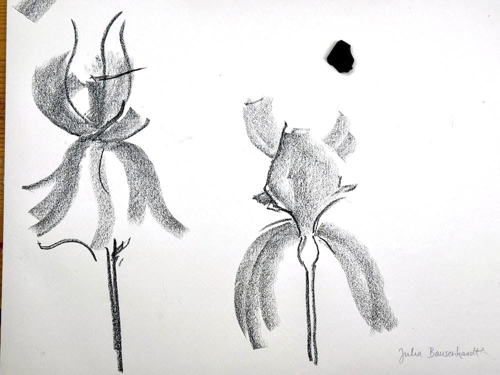 Loose shapes with graphite sticks - image 3 - student project